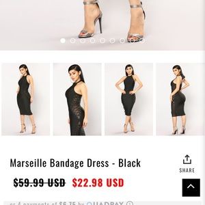 Fashion nova bandage dress